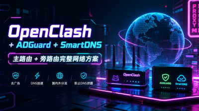OC+ADG+SmartDNS 主旁路由去广告+DNS加速设置教程
